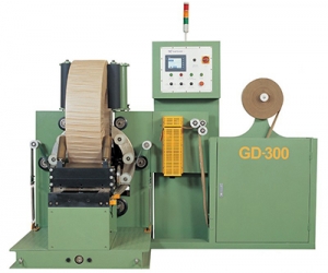 Steel coil wrapping machine