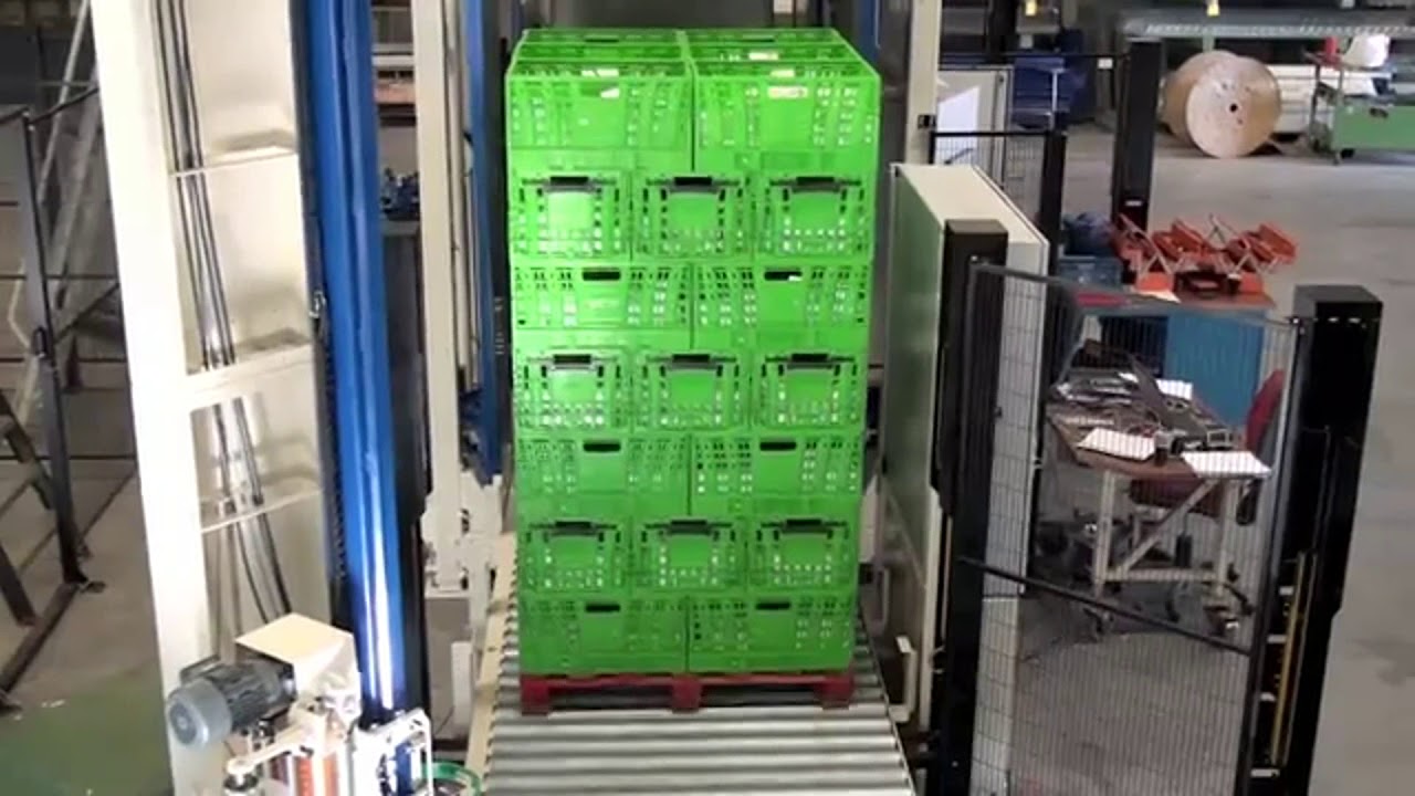 Automated Pallet Packing System Wrapping Machine