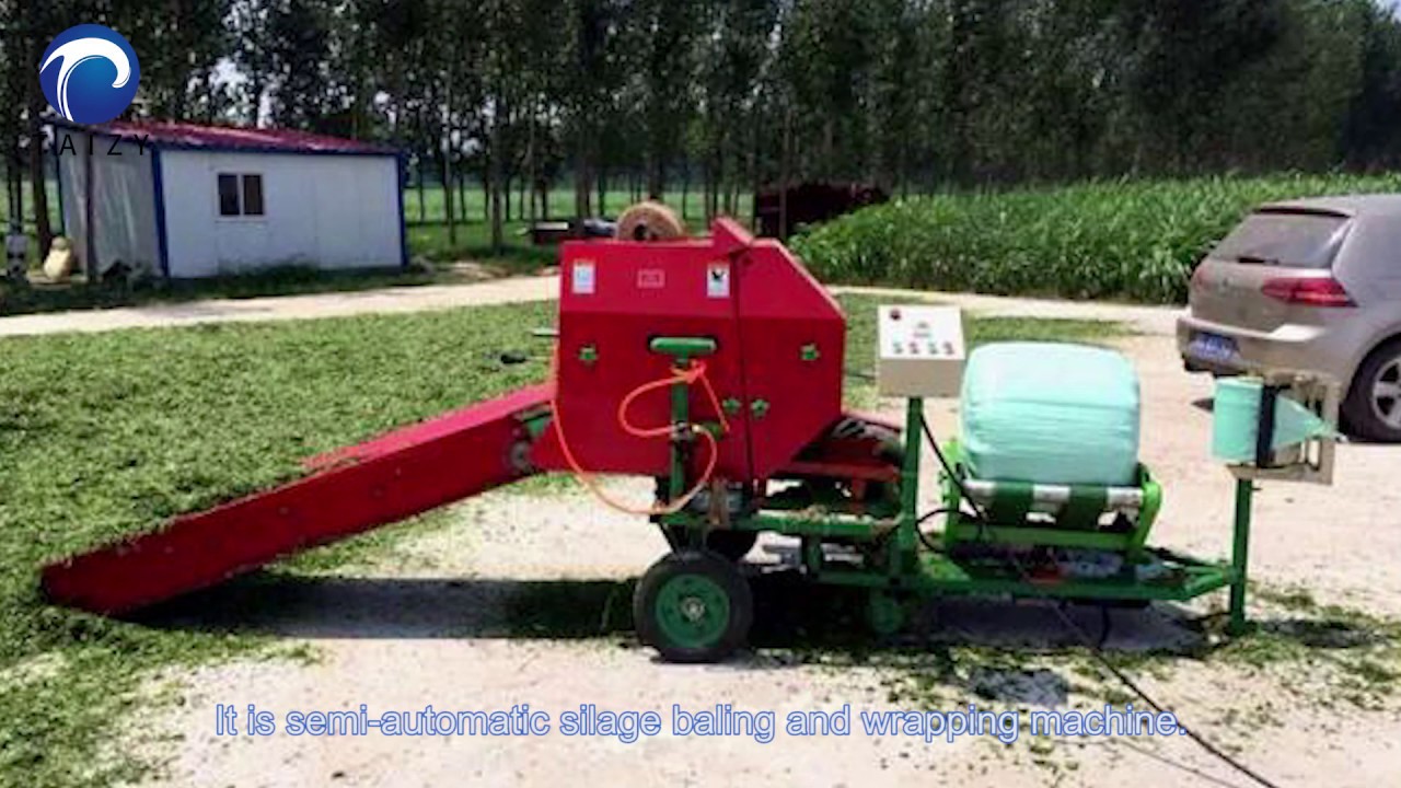 Innovative BaleMaster Efficient Semi Automatic Silage Grass Baler