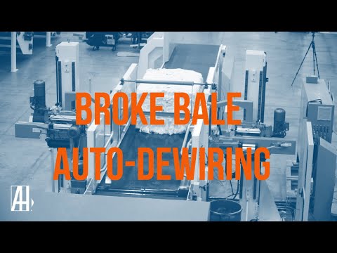 Broke Pulp Bale Handling and Automatic Dewiring