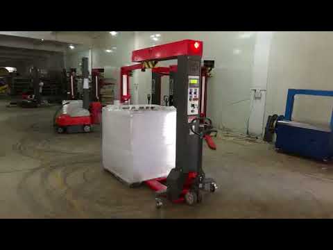 XT 4512 Forklift Pallet Wrapping Machine Rotating Arm Stretch Film Pallet Packaging Machine