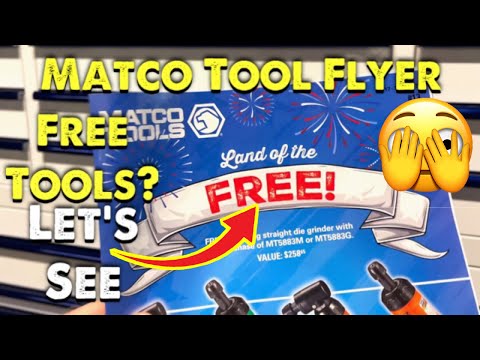 Matco Tools Flyer 13 With &quot;Free Tools&quot; Let&#039;s See These MILWAUKEE TOOL DEALS!