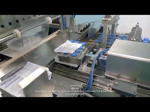 Automatic Shrink Wrapping Machines for Glass Bottles with Base Tray