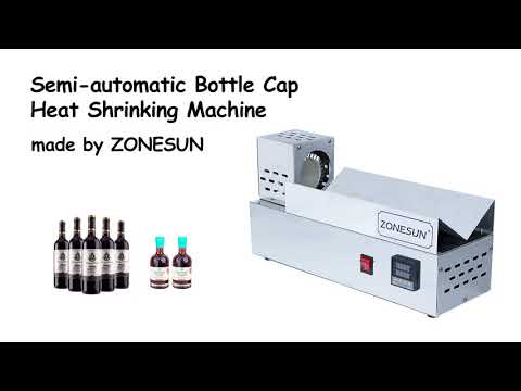 How To Use Semi-automatic Bottle Cap Heat Shrinking Machine