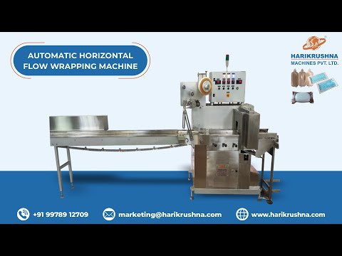 Horizontal Flow Wrapping Machine For IV Bottle, Wrap Packaging Machine