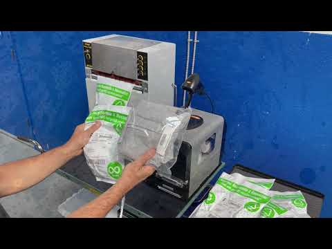 Semi-Auto Poly Mailer Bagging &amp; Shipping System - Rollbag 575B Auto Bagger E-Commerce Fulfillment