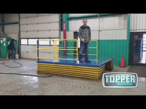 Material Handling Equipment Work Platform by Topper Industrial