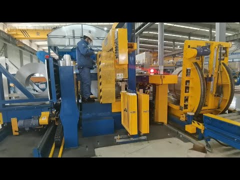 Economic type slitting coil packing line | FHOPE