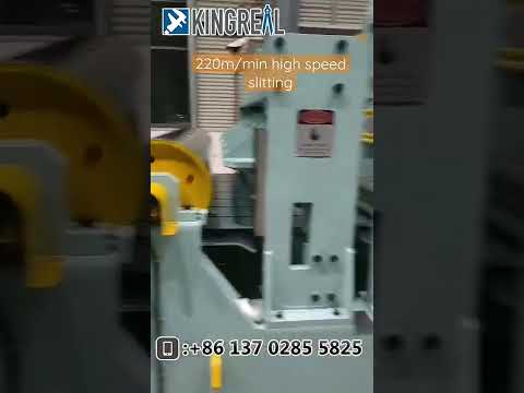 CR HR GI steel coil high speed slitting machine line - up to 220m/min, precision slitting and recoil