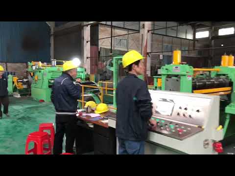 High speed CRSS steel sheet metal coil cutting processing slitter rewinder slitting machine line