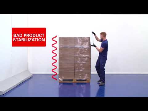 Wrapman portable manual stretch wrapper product video