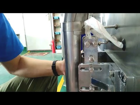 Tutorial how to adjust the bag forming part for vertical packing machine