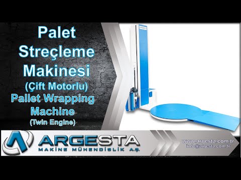 Çift Motor Gerdirmeli Palet Streçleme Makinesi/Pallet Wrapping Machine (Dual Motor Pretensioner)