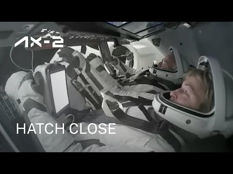 Ax-2 Mission | Hatch Close