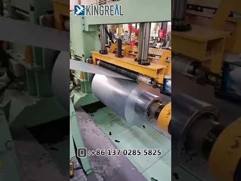 Steel noodles cutting machine - precision narrow steel strips coil cutting machines, cut to length