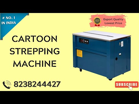 SEMI-AUTOMATIC STRAPPING MACHINE / CARTON STRAPPING MACHINE