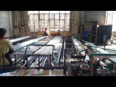 Stainless steel pipe tube packing and strapping machine