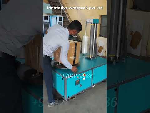 low price cartoon box stretch wrapping machine | box wrapping machine | 📦 पैकिंग मशीन