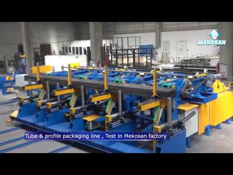 AUTOMATED PACKAGING LINE FOR TUBES AND PROFILES MEKOSAN