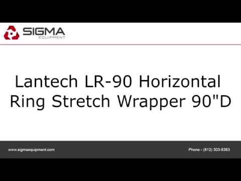 Lantech LR-90 Horizontal Ring Stretch Wrapper 90&quot;D