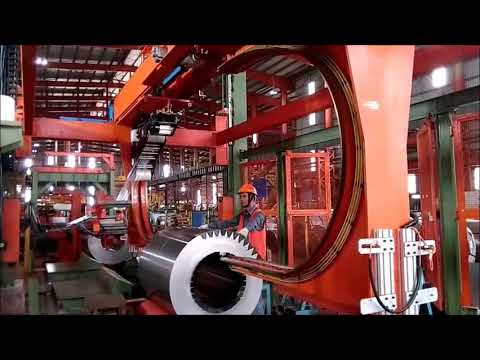 COIL KING WRAPPING MACHINE FOR STEEL COILS