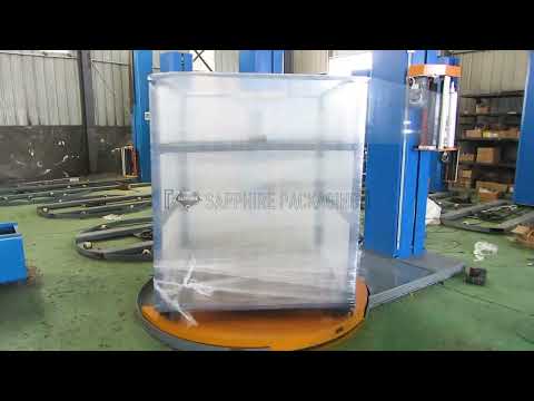 Forklift M Type Pallet Stretch Film Wrapping Packing Machine #shorts #wrapping #film #pe #forklift