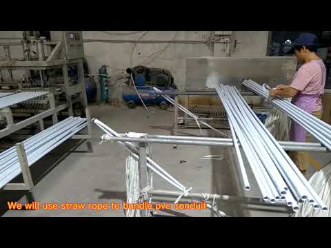 PVC pipe packing procedure