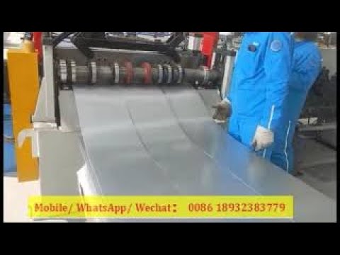 Simple Steel Coil Cut to Length and Slitting Line