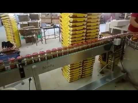 Fully automatic sauce jar fill line bottling packaging machines for sauces