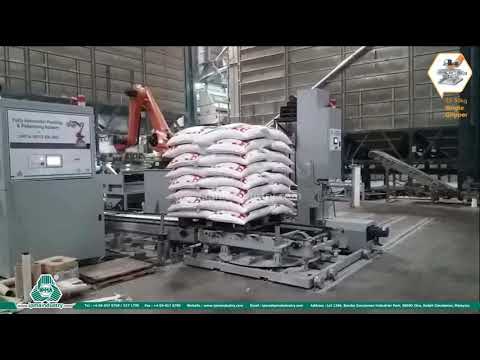 Fully Integrated Automatic Packing &amp; Palletizing System - 4 Line