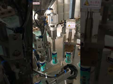 Automatic wall mending paste tube hose rotary filling sealing machine tube packing equipment