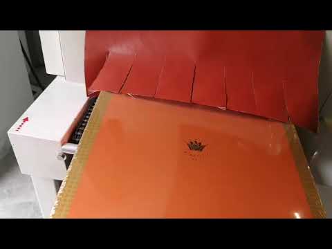 automatic wood board shrinking sealer video