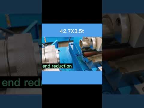 3 5 thickness tube end reducing shrinking machine