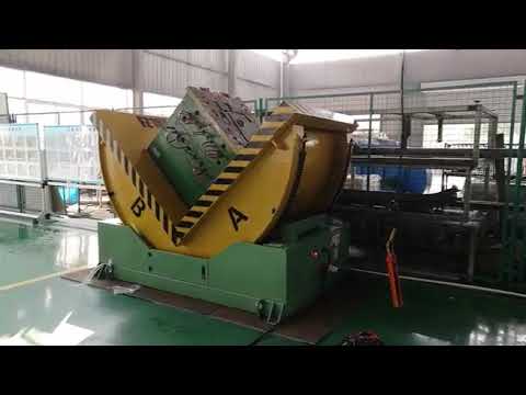 90° Mold flipper for 10 Ton platic mold Turnover or 10 Ton material Turnover-SANTSAI MACHINERY