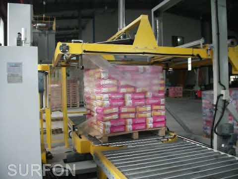 Top Film Dispenser and Online Pallet Stretch Wrapper