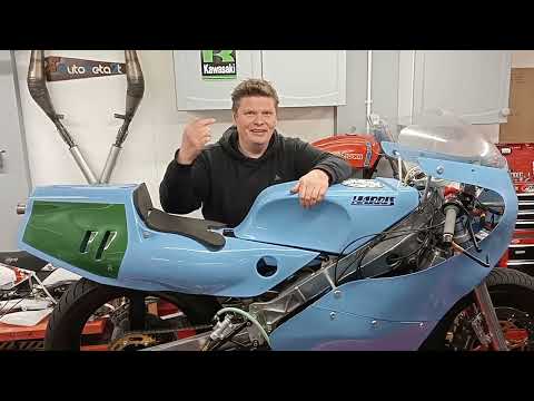 Modifying an Ultra Rare 250cc Classic 2 Stroke Motorcycle #GP Bike #Hacksaw #Hammer