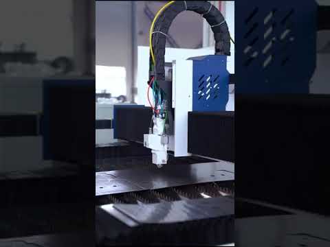 Coil fed laser cutting machine