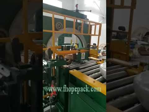 Online reel packing machine and stretch wrapping machinery