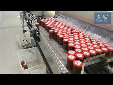 Automatic Hot beef meat sauce and pepper sauce filling and packing line