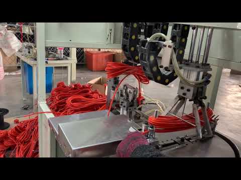 Cable wrapping machine automatic