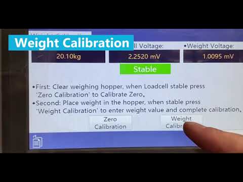 Bagging Machine Weight Calibration