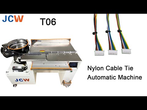 JCW-T06 Nylon Cable Tie Machine | Nylon Zip Tie Wrapping Machine | Automatic Nylon Tie Machine