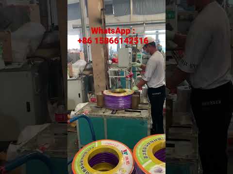 Hose pipe packing machine.