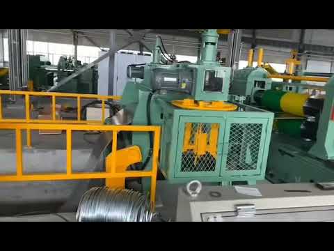 Metal coil slitting machine line