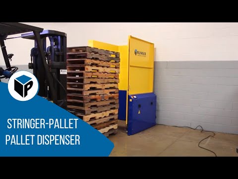 Stringer-Pallet Pallet Dispenser by PREMIER Handling Solutions