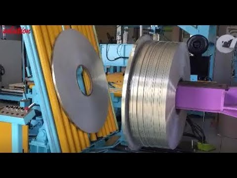 Steel coil packaging line, strip stretch wrapping and stacking solution manufacturer