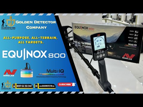 The Minelab Equinox 800 Metal Detector | Multi Frequency