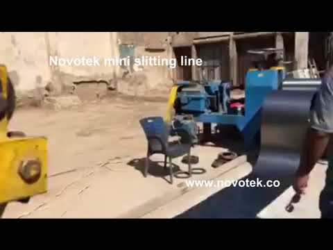 Coil slitting cutting line/ Mini slitting machine