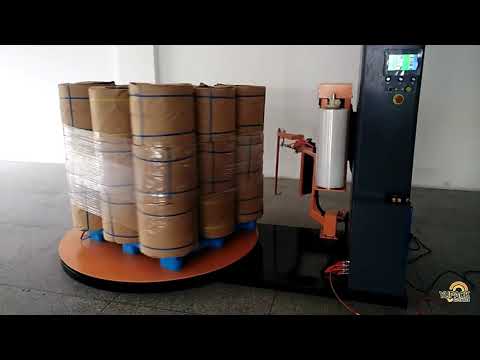 Automatic stretch wrapper | automatic pallet wrapping machine