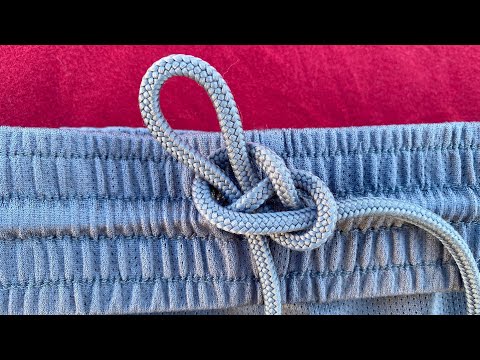 A better way to tie your gym shorts. (Or any drawstring)